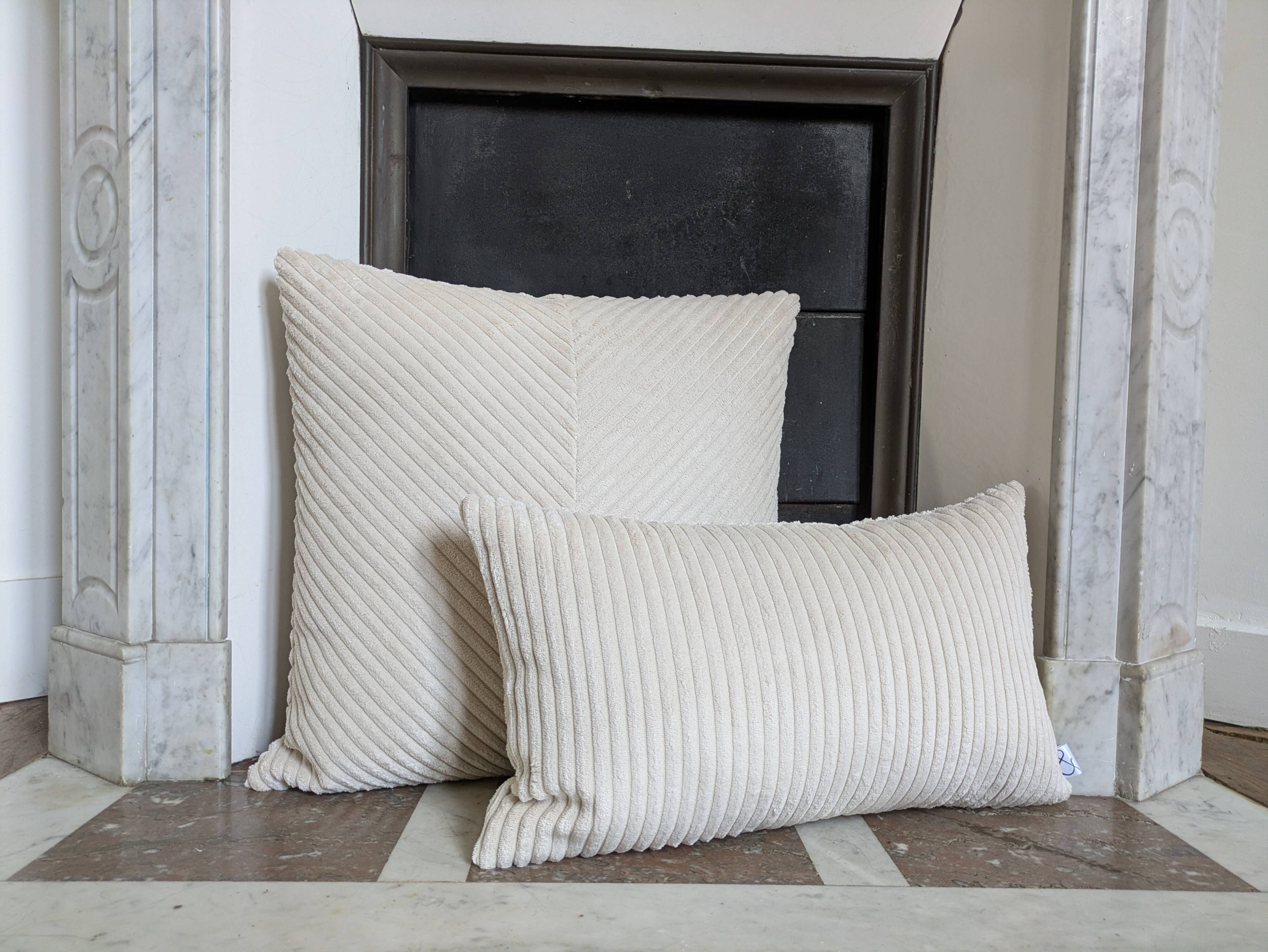 Corduroy cushion