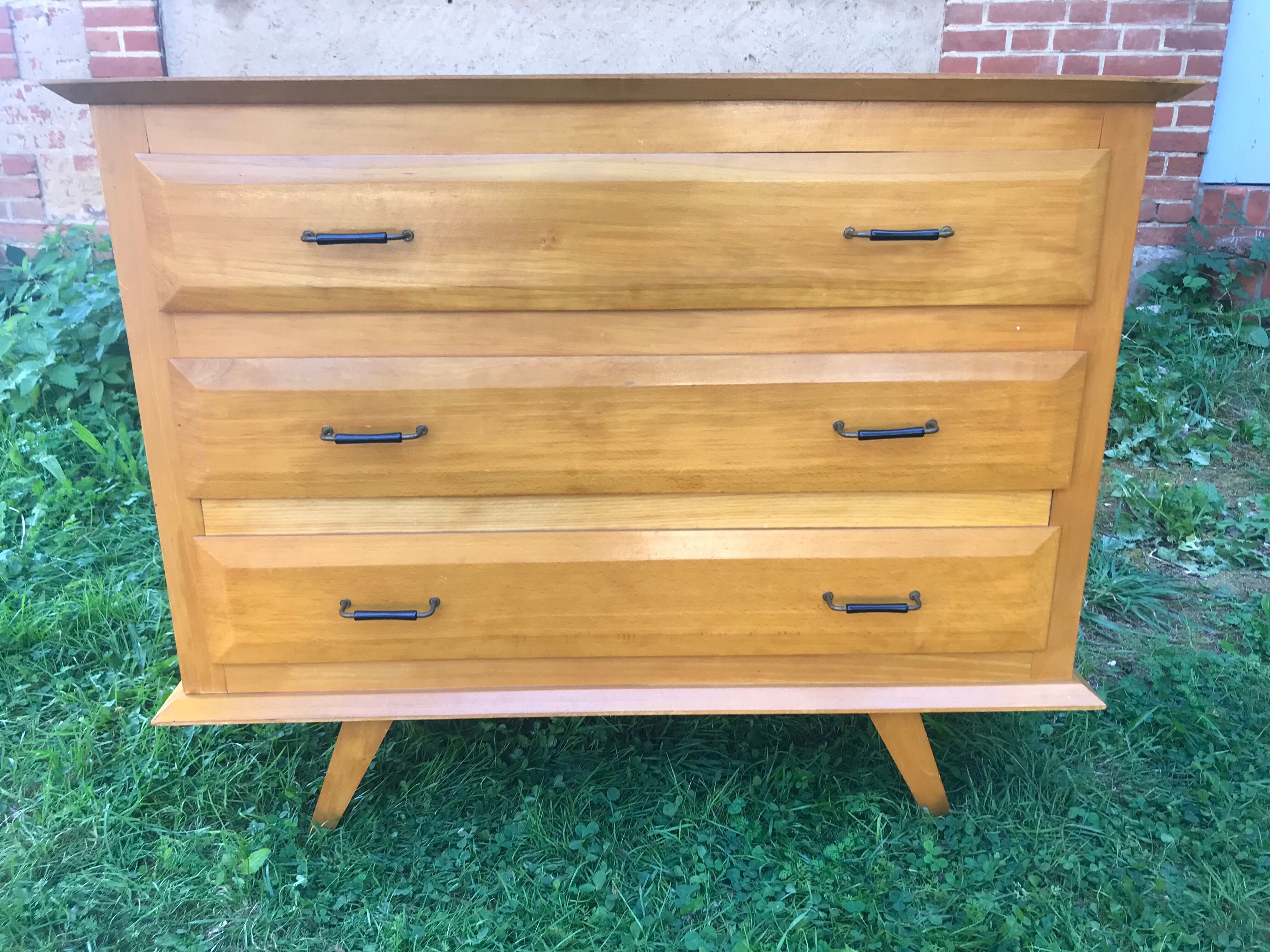 Commode vintage chêne