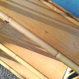 Vintage rattan shelf