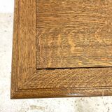 Louis XVI style solid oak desk