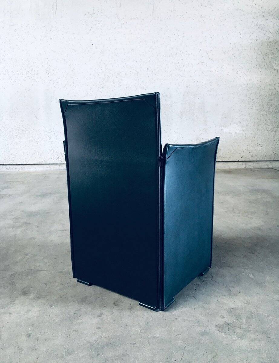 Postmodern Model 401 Break Armchairs by Mario Bellini for Cassina, Italy, 1980s, Set of 6