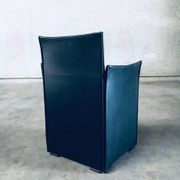 Postmodern Model 401 Break Armchairs by Mario Bellini for Cassina, Italy, 1980s, Set of 6