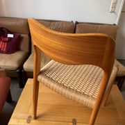 Set of 10 chairs 71 in teak by Niels O. Møller, JL Moller, Mid Century
