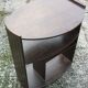 Art-Deco oval brown harness with shelves