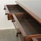 Antique English library table / writing table / desk from the 19th century