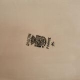 Fish dish Digoin sarreguemines vintage pink