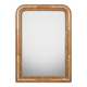 Large Antique 19th C Louis Philippe Gold Rouge Mirror