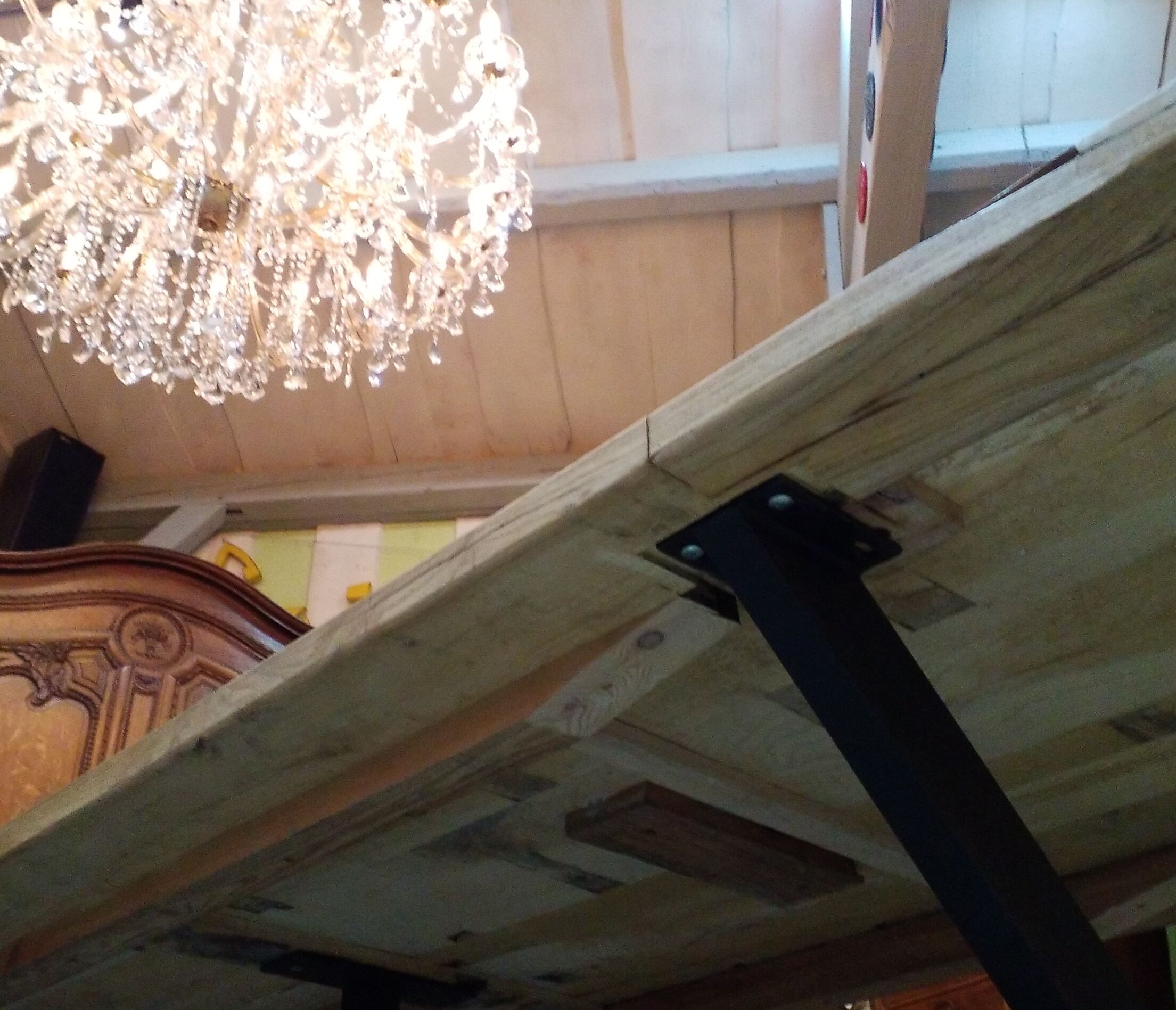 Industrial farm table