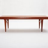 Extendable coffee table designed by Johannes Andersen for Uldum Møbelfabrik, Denmark, 1960s.