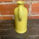 Old Yellow Glazed Ceramic Pitcher Vintage Kitchen #D427