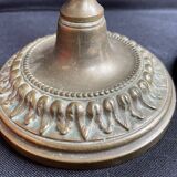 Candlesticks (2) - Louis XVI style - Gilded bronze