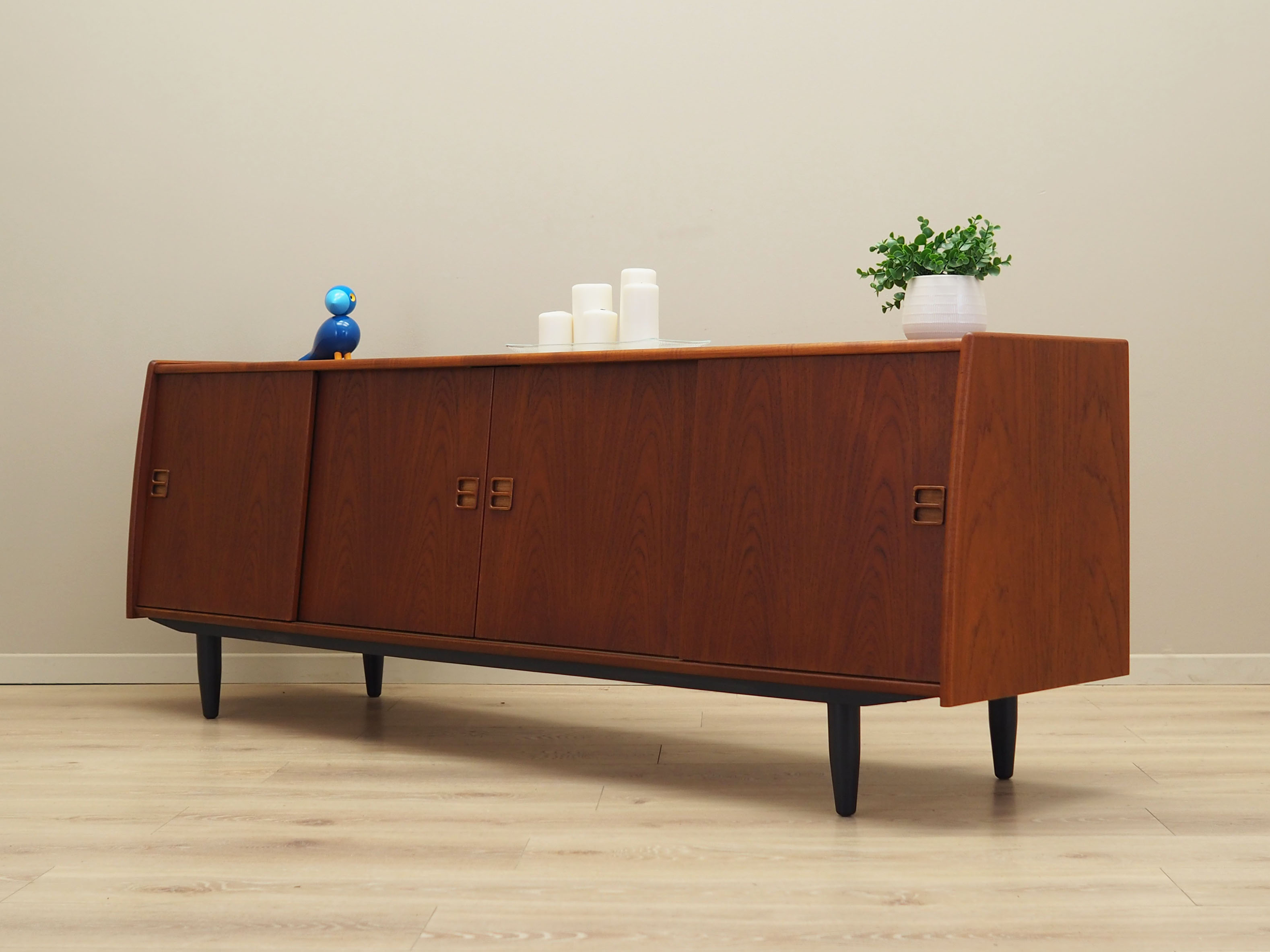 Teak sideboard, Danish design, 1970s, manufacturer Aerthoj Jensen & Molholm Herning
