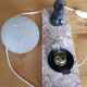 Art deco bedside night light lamp