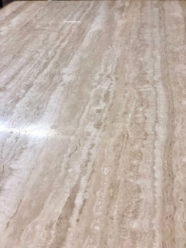 Travertine coffee table Italy 1970