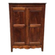 Old rustic farmhouse cabinet in fruit wood