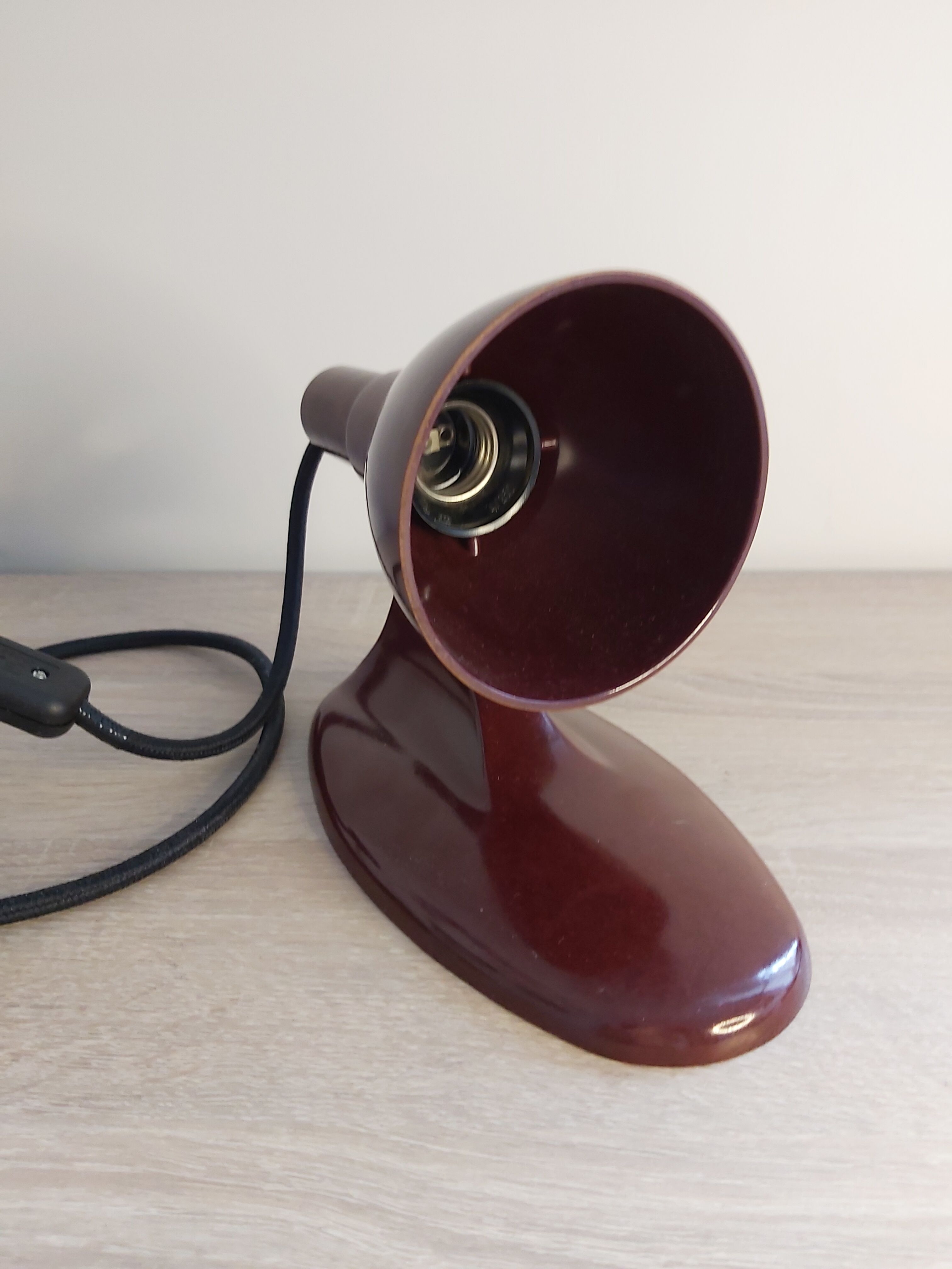 Pair of bakelite lamps 1950s