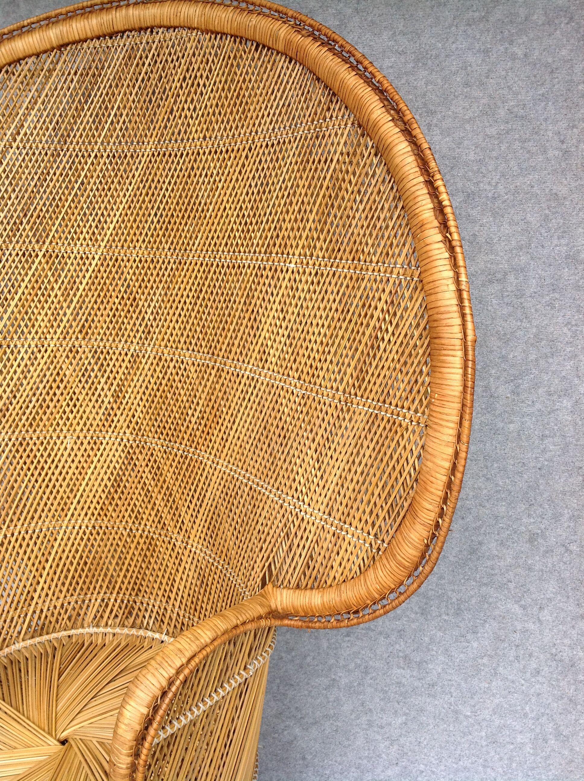 Fauteuil Emmanuelle xxl en rotin