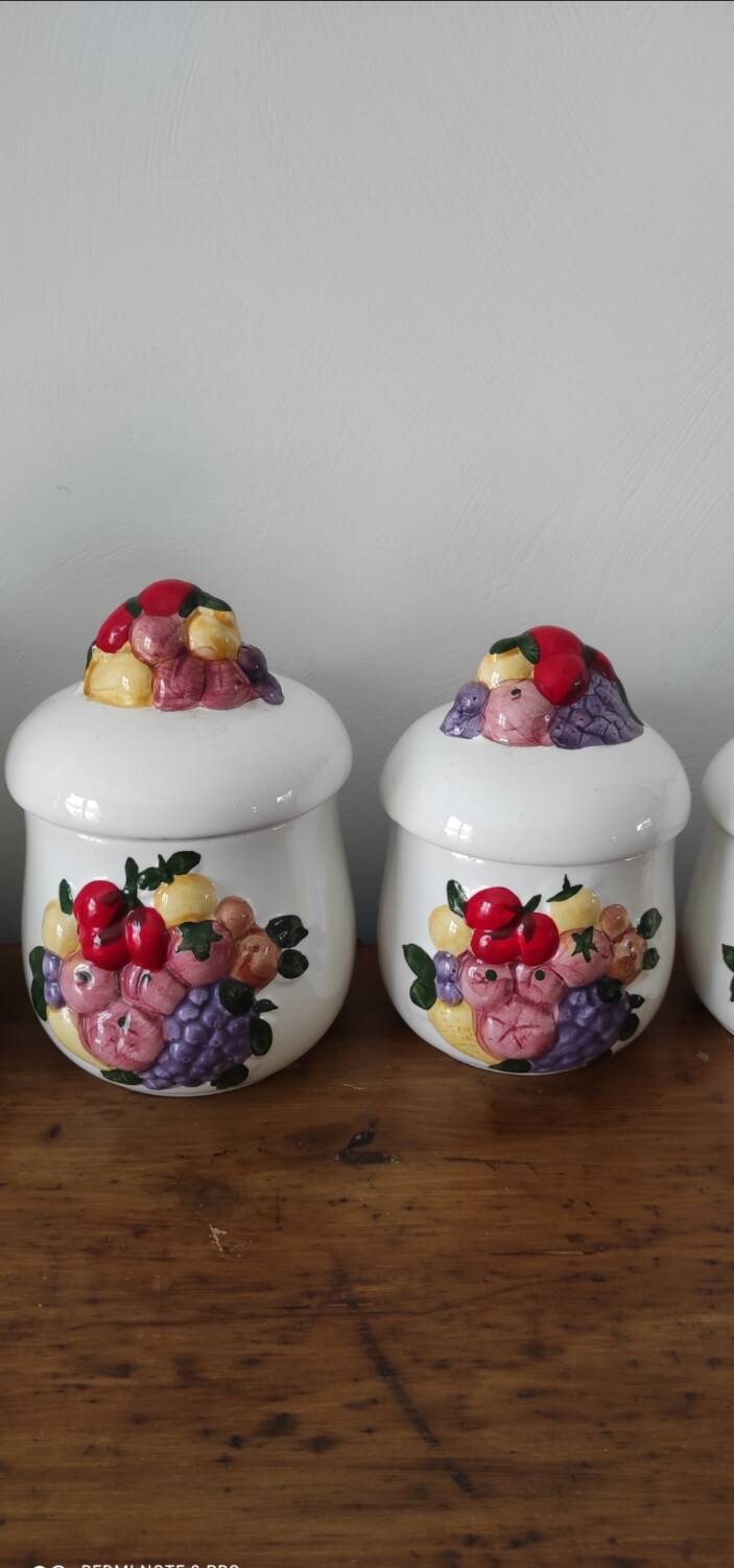 Barbotine Kitchen Pot Set