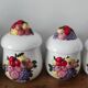 4 pots de cuisine en barbotine