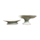 Pair two-course cake dishes Louroux Foecy vintage