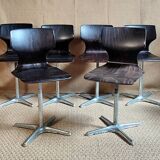 6 Pagwood Pagholz Flototo chairs from the 70s