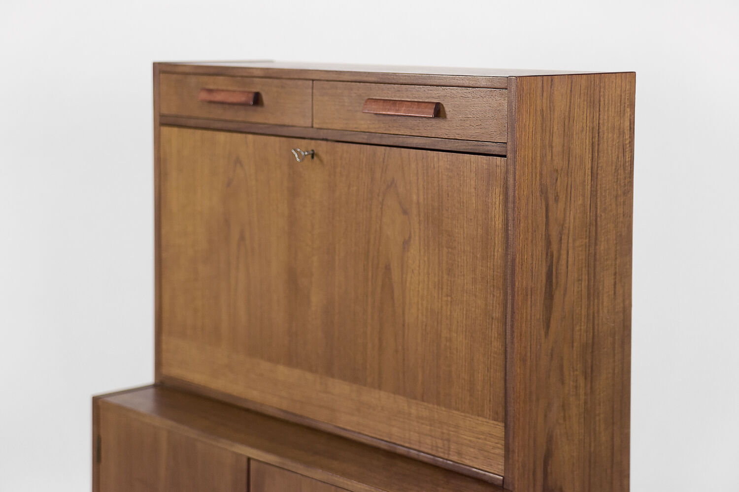 Scandinavian teak cabinet with drawers, 1960s