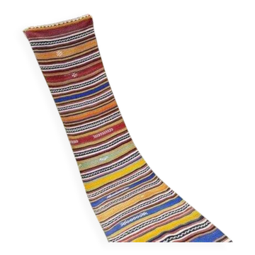 Tapis de couloir turc vintage 74x651 cm