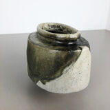 Ceramic Studio Pottery Object Vase by Bruno and Ingeborg Asshoff, Germany, 1960s