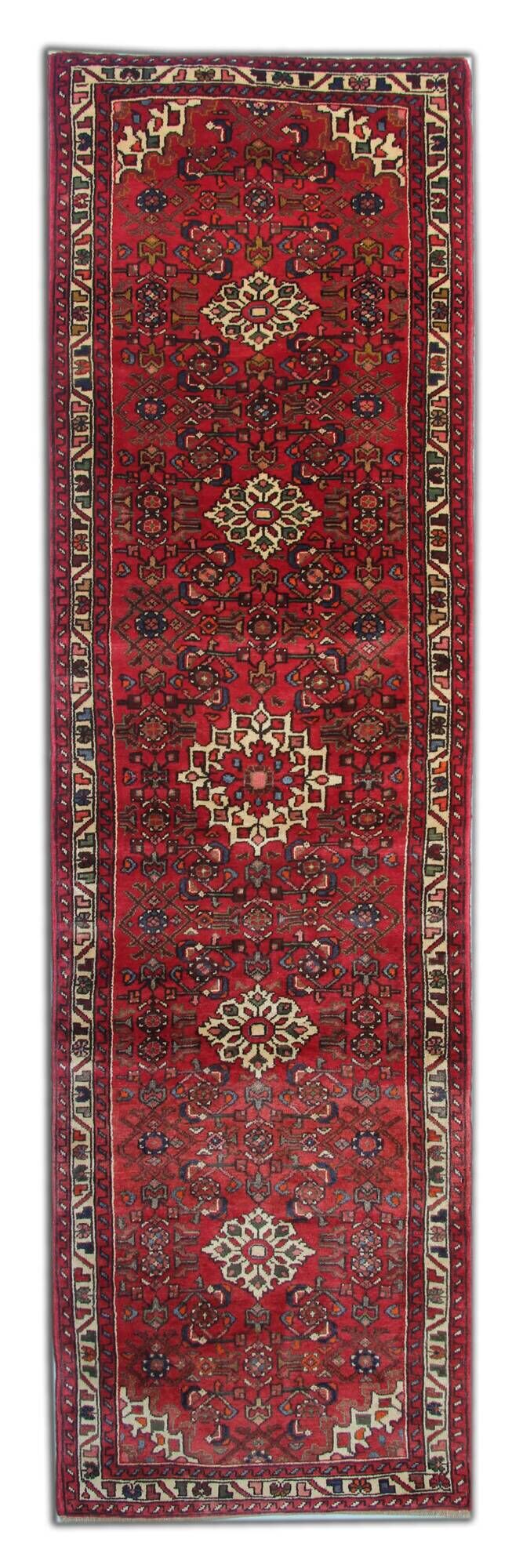 Wool Rugs Stair Runners, Red Arts Craft Runner Rug Handmade Oriental Carpet