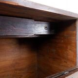 Asian wooden chest with decorative fittings