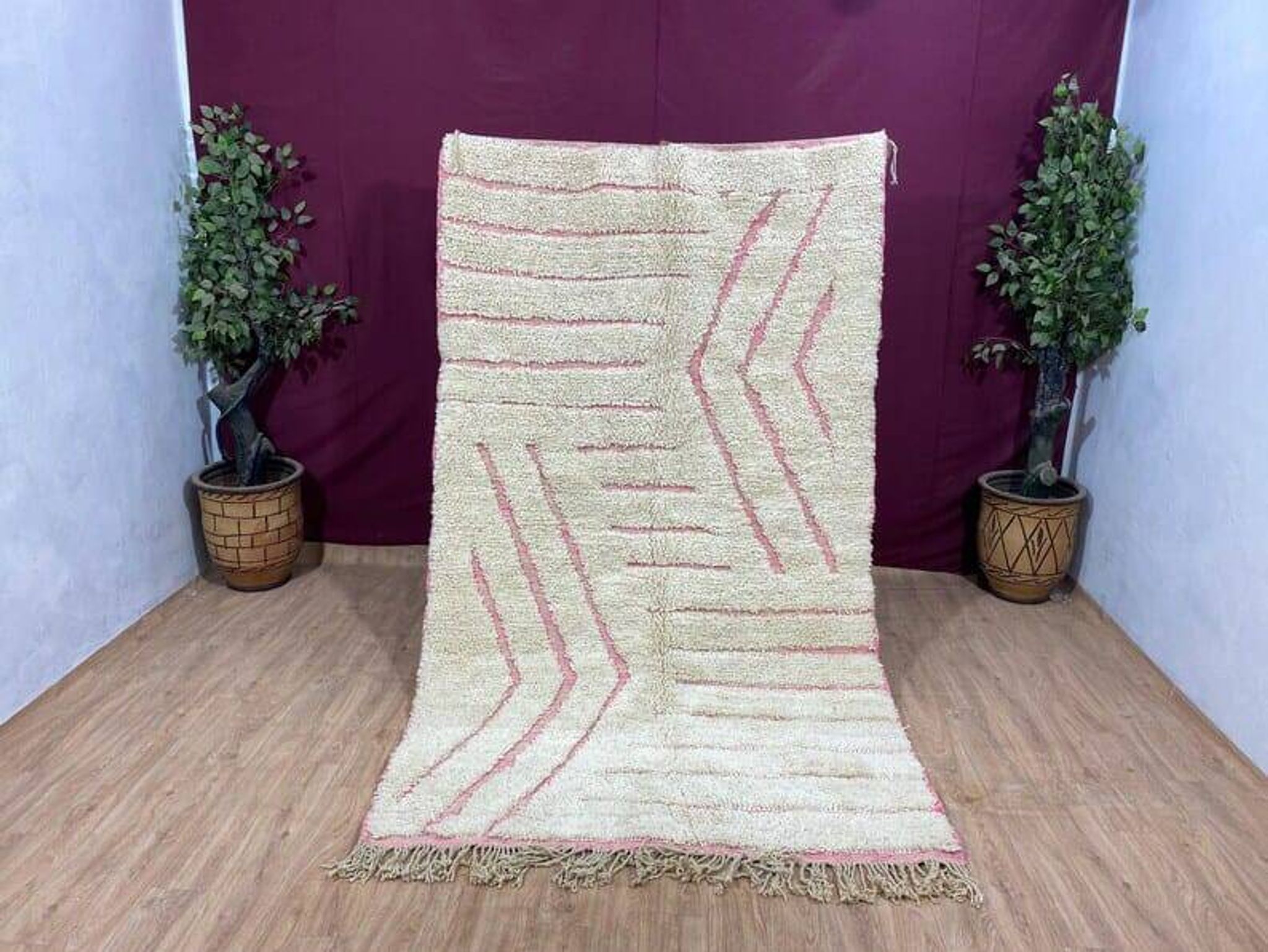 Custom traditional artisan Berber rug size 1.5/2.5 m