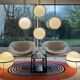 Garrault Delord Prisunic Monoprix design lamp limited edition 210 copies signed vintage Space Age opaline