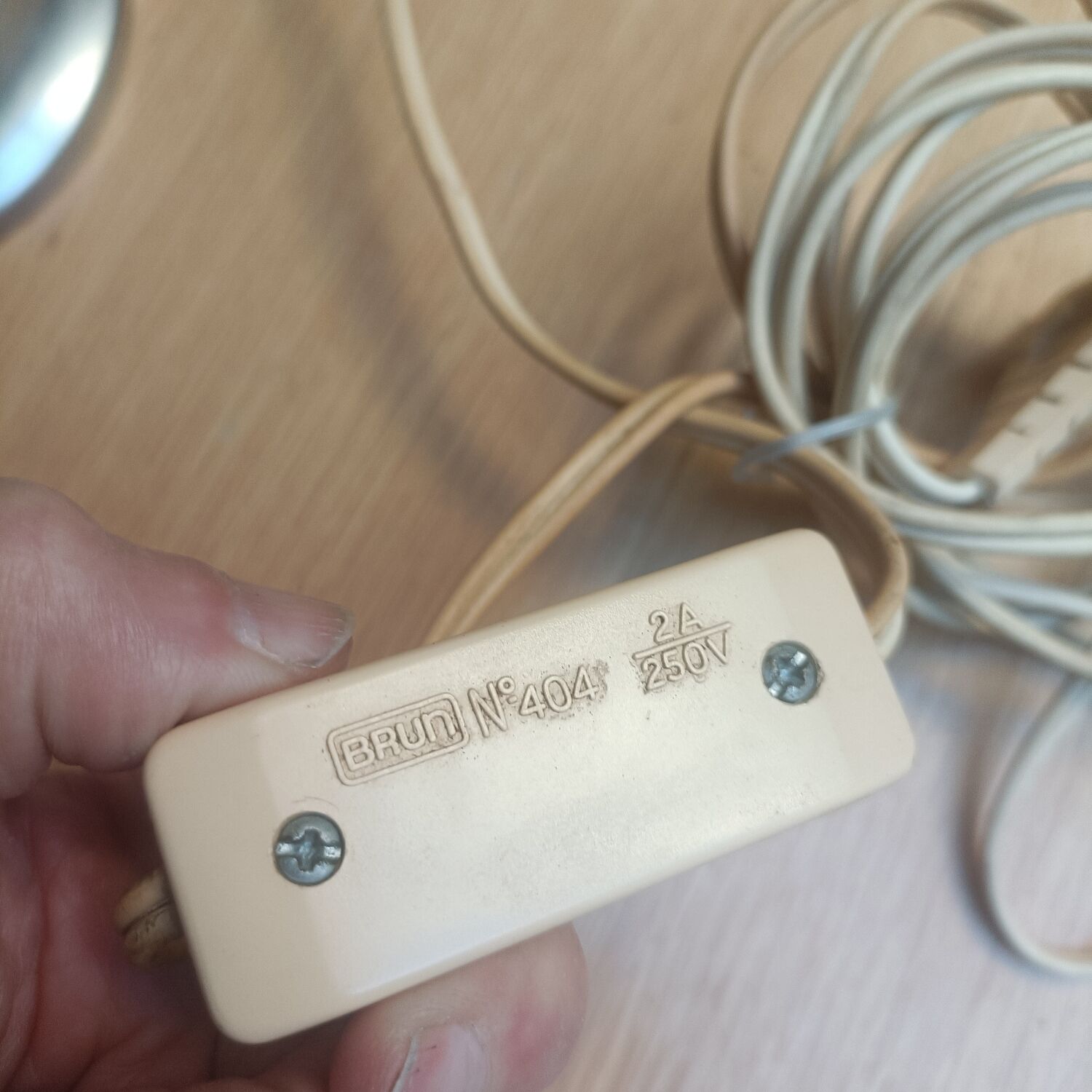 English lamp base, ostrich egg