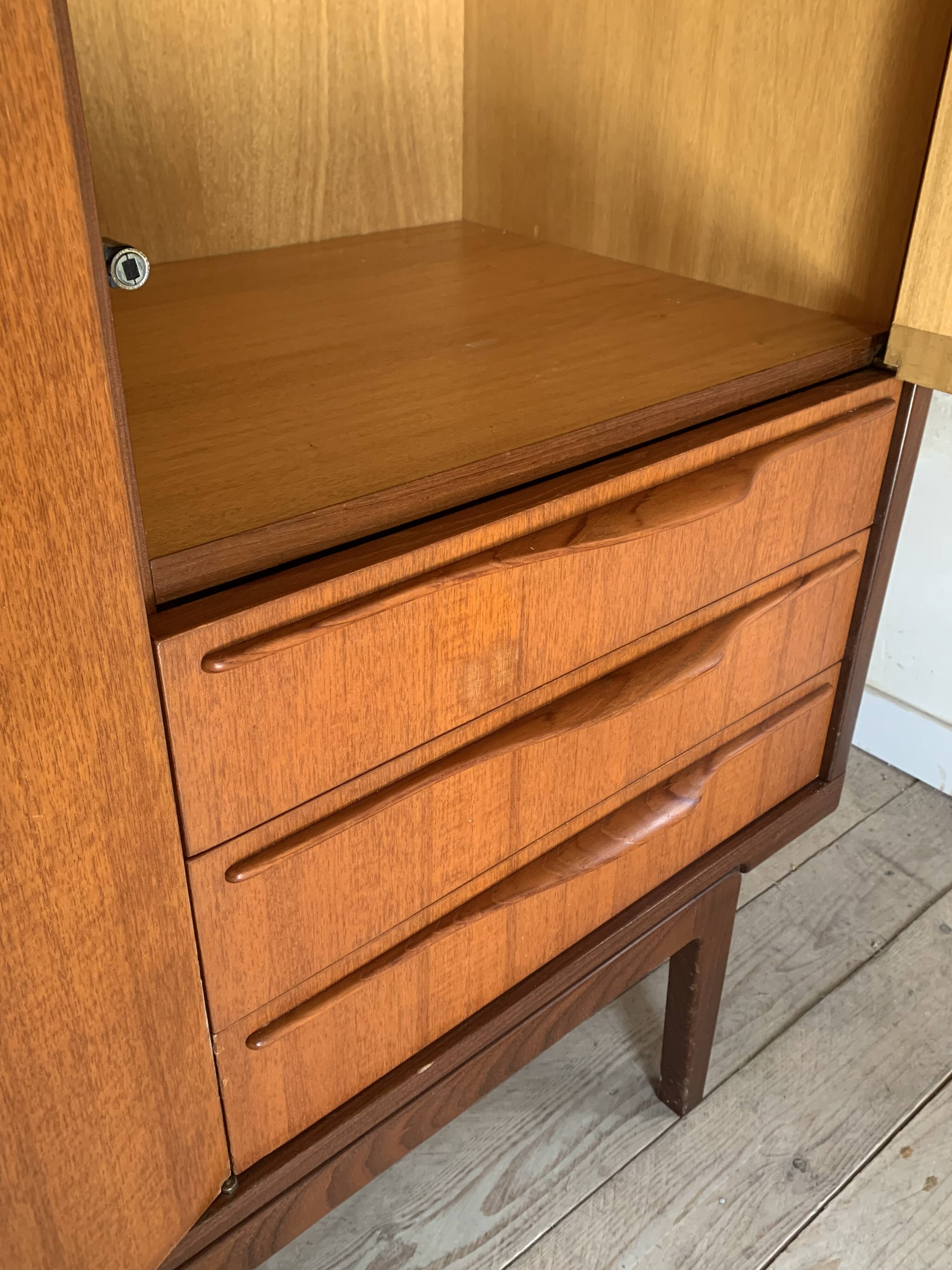 Scandinavian vintage teak wardrobe