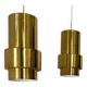 Pair of vintage pendant lights, brass, Sweden 1960