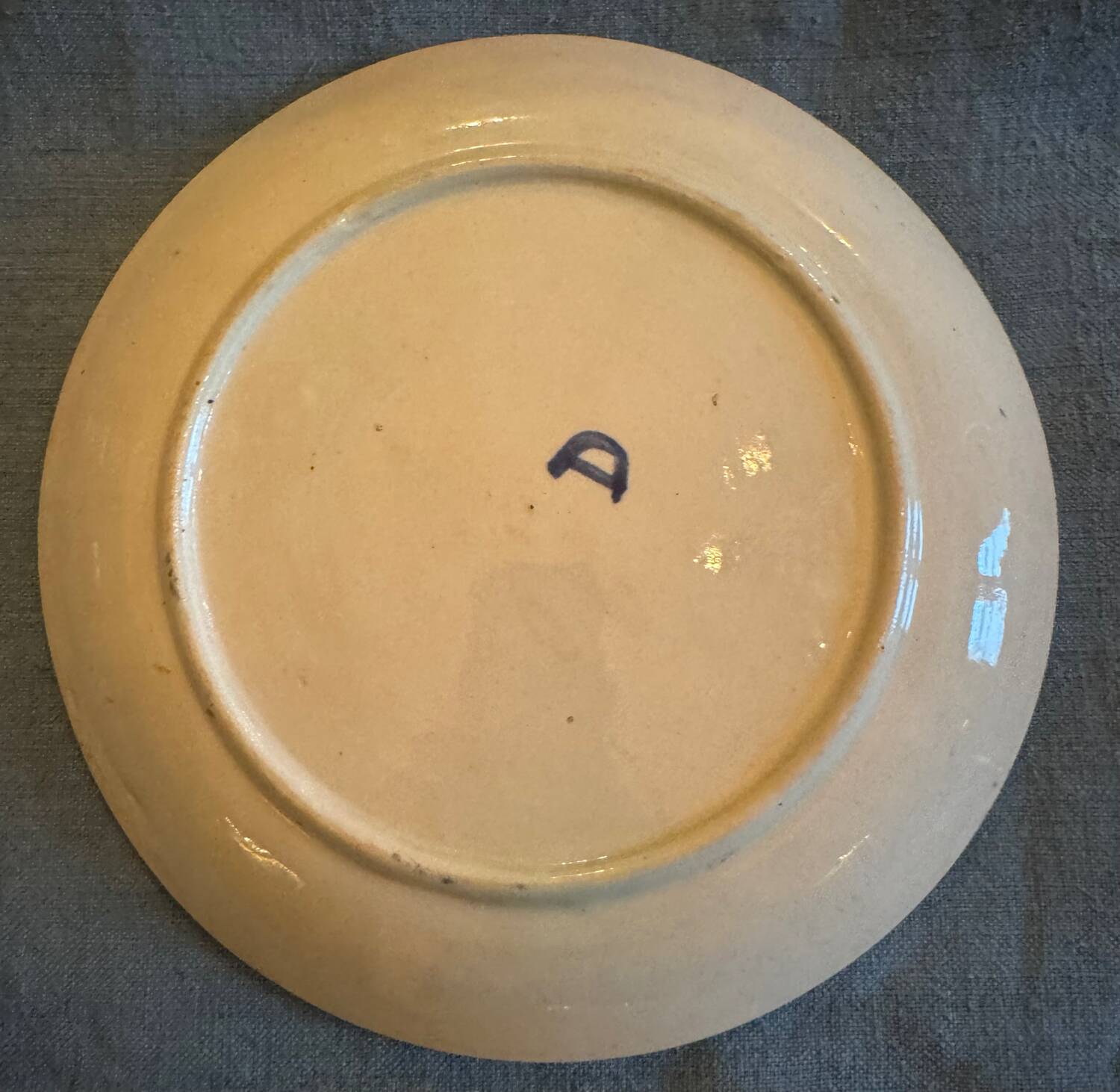 Series of 6 Wasmuel slip plates from the end of the 19th century (19th century)