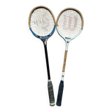 Old badminton rackets