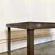 Coffee table in glazed ceramic and metal 1950s' ☐ 89 x 39.5 cm