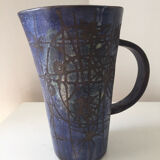 A. Camos Vallauris Blin style ceramic pitcher/jug