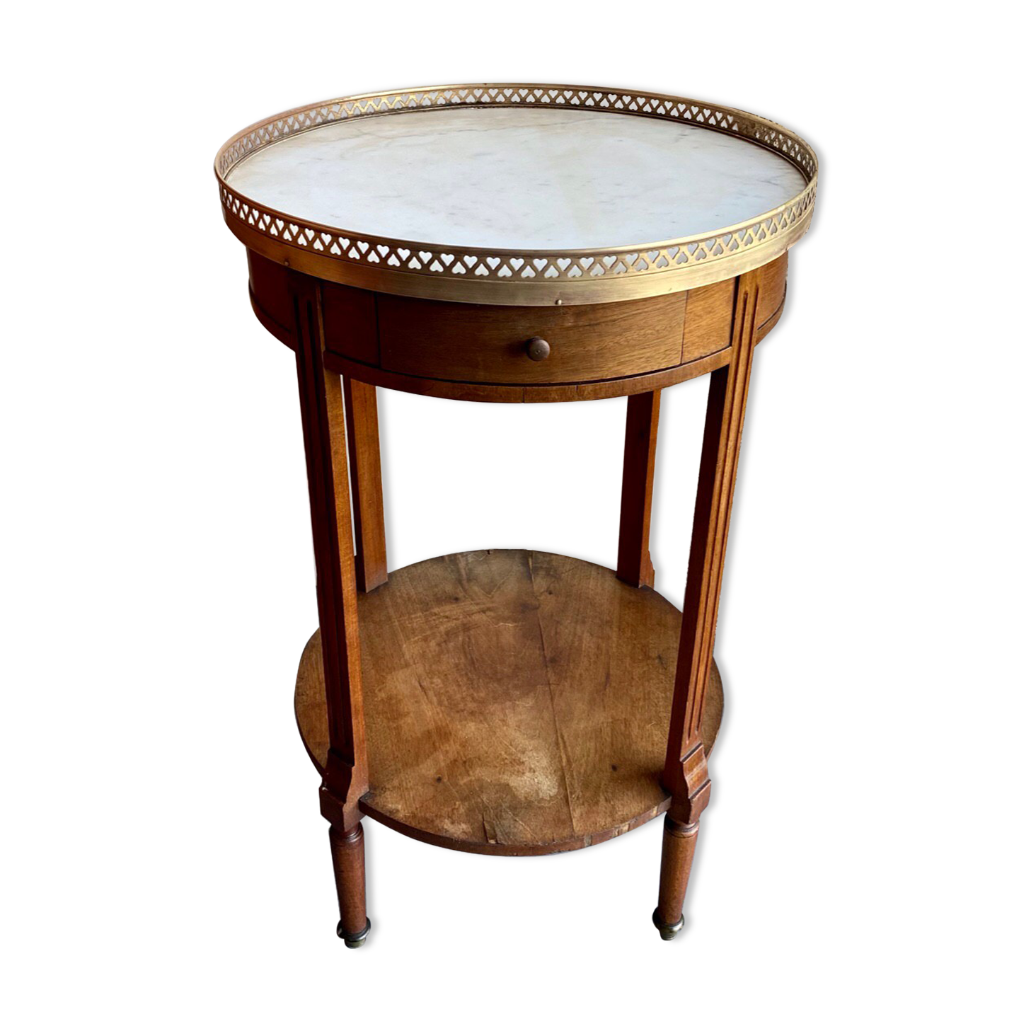 Louis XV-style hot water table in brace, early XX Century