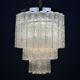 Mid-century Murano glass chandelier attributed to Toni Zuccheri for Venini, Italy, 1960s.