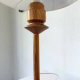 Ikea pine table lamp 1980