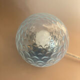 Opalescent globe table lamp