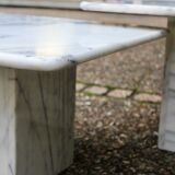 Set of 3 marble nesting tables, Italy 1970