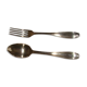 silver-plated children's cutlery set weighing 60 grams with case