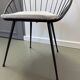 Vintage Corbeil armchair, iron, 1950s.
