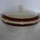 Opaque porcelain vegetable tureen/tureen from digoin sarreguemines, pasteur model