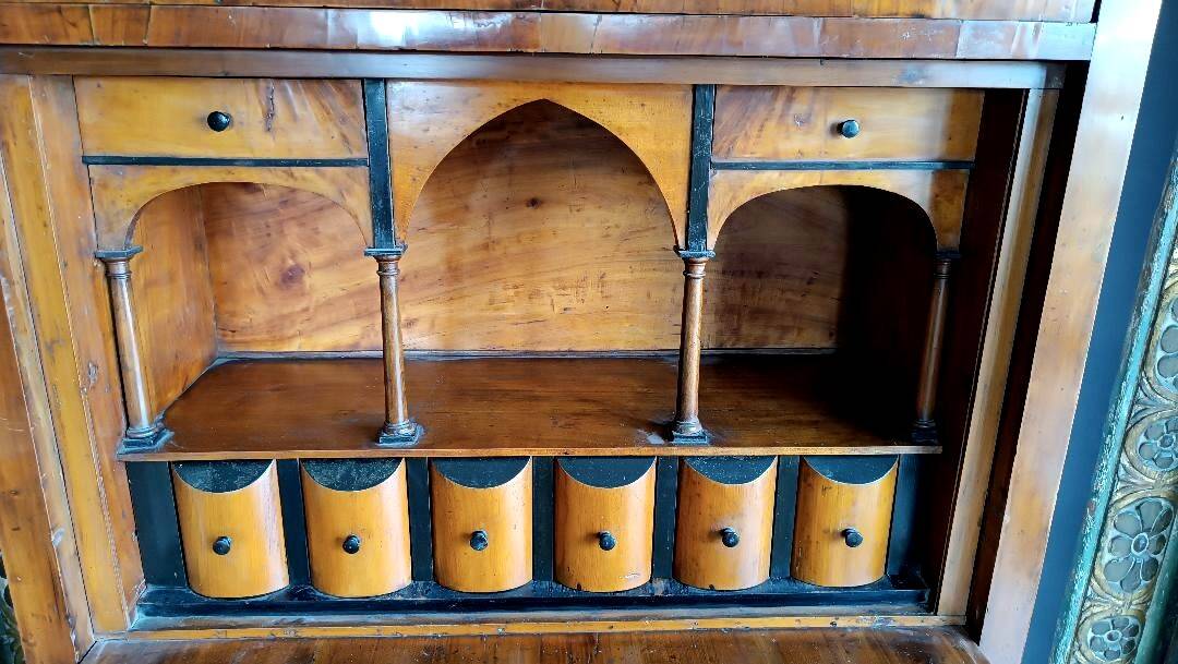 Original early 19th century Empire secretary - Lucca, Tuscany