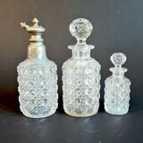 Garniture de toilette en cristal taillé Baccarat