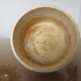 Pot cover in white ceramic 60s 70s